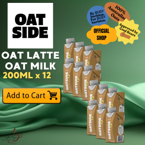 Oatside Coffee Oat Latte Oat Milk  200mL x6 x12 x24  Non-Dairy Milk For Coffee