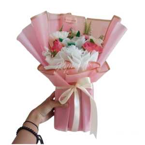 buket bunga artificial premium untuk kado hari ibu / anniversarry / ultah / wisuda