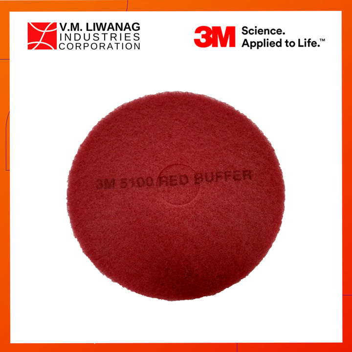 Red Buffer 3M Red Buffer Pad 16