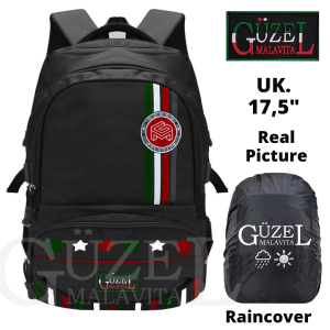 Tas Ransel Anak Sekolah NEW GUZEL MALAVITA STAR Tas Ransel Anak Laki Laki Tas Anak Sekolah Cowok SD SMP Gratis Jas hujan