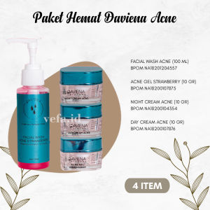 Daviena Skincare Paket Hemat 4 Item Tanpa Toner All Series