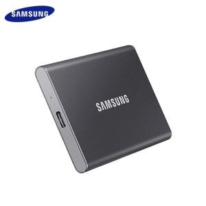 Genuine Samsung Portable SSD T7 1TB 2TB 4TB External SSD 3.2 Gen 2 Type-C Hard Drive Status For Laptops Desktops ﻿