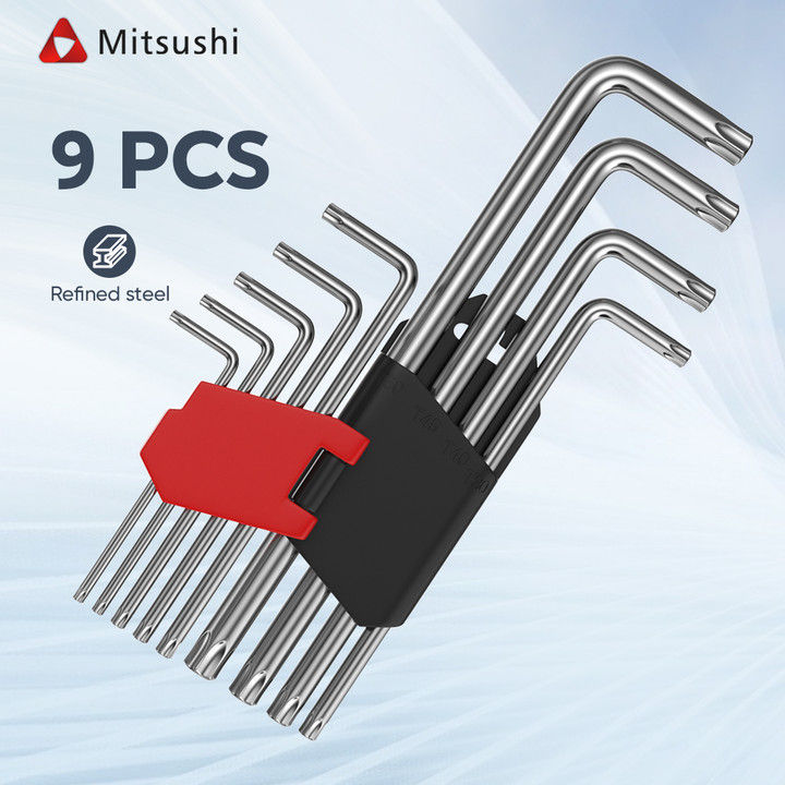 Mitsushi MITTK9 9 Pcs. / MNLJ13 13pcs Long Arm Torx Key Set LStyle