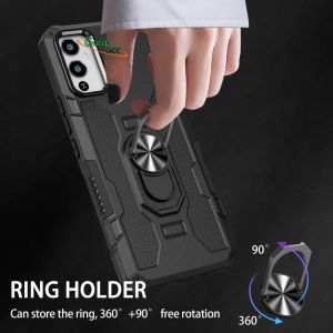 Casing Untuk INFINIX HOT 12 PLAY /INFINIX HOT 12i Premium Hardcase Ring Armor Robot Case Kickstand Hybrid/Ring Holder