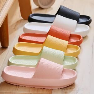 [Free Shipping] Thick-Soled EVA Non-Slip Slippers For Men Trendy Summer Home Use Suitable For Bathing Indoor Slippers For Women And Men