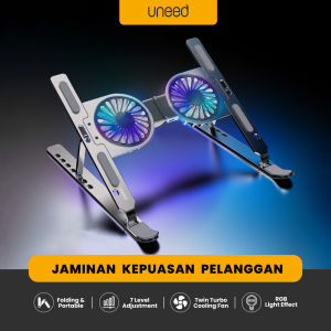 UNEED Laptop Stand Holder with Cooling Fan Aluminium Alloy - ULS902