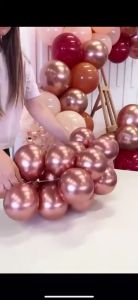 SKISOPGO Christmas Foil Balloon Set 5Pcs Santa Gingerbread Wreath Stars Holiday Party Home Decor