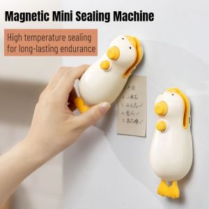 Cute Duck Snack Sealing Machine Household Mini Sealing Machine Hand Pressure Sealing Plastic Sealing Machine Food and Vegetable Preservation Sealing Tool