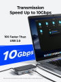 ORICO M.2 SSD NVMe/SATA bao vây loại C HUB trạm nối với 256GB SSD 4K 60Hz hdmi-com 100W PD SD/TF cho phụ kiện máy tính Ổ đĩa cứng gắn ngoài. 