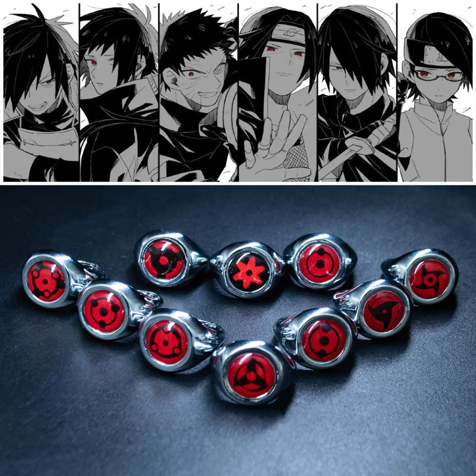 Vorallme 11pcs Akatsuki Rings Set Anime Naruto Cosplay Prop Ninja Uchiha  Itachi Necklace Mens Jewelry | Fruugo SA