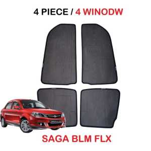 Car Window Net Sun Shade OEM Sunshade Magnetic Magnet Sun Visor Shield Mirror Cover Glass Sun UV Protector Sunlight Protection Proton Saga VVT Saga Iswara Saga Blm Exora Persona Gen2 Wira Waja Preve Iriz X50 X70 S70