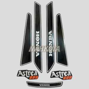 STRIPING STICKER honda astrea 800 hitam Fullset