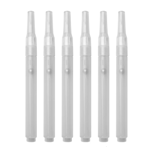6Pcs rỗng có thể đổ đầy lại bút đầu lông Rõ Ràng Rỗng Bút Acrylic Rỗng Đánh Dấu Cho Bức Tranh Trên Giấy Gốm Kim Loại