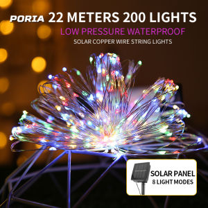 LED lights String Light Copper Christmas Light Silver Wire Fairy Lights Home Decoration Wedding Party Decor Fairy Lights Solar Light