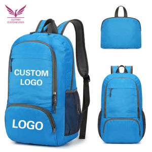 Lightweight Foldable Backpack custom logo Waterproof Packable Backpack personality customization Outdoor Travel Hiking pack2026