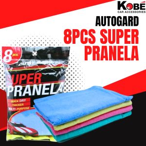 Autogard Super Pranela | 8pcs Cloths | 30x30cm | Multi Purpose Cloth