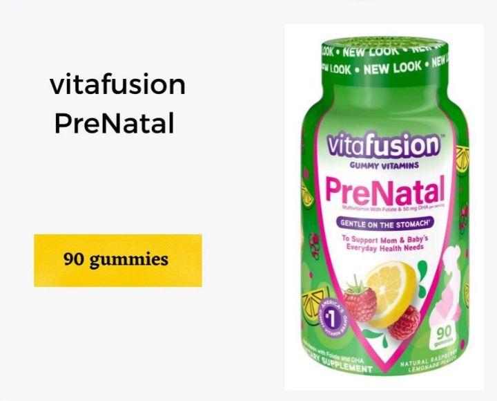vitafusion Prenatal Gummy Vitamins, 90 gummies [EXPIRY 08/2022] Lazada PH