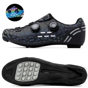 SOCRS 14 Colors Luminous Professional Cycling Shoes for Men SPD High Quality RB Carbon Speed Shoes MTB Men Road Mountain Bicycle Shoes Locked Men Sneakers Non-slip MTB Bike Shoes Shimano Size 37-48 {Free Shipping}