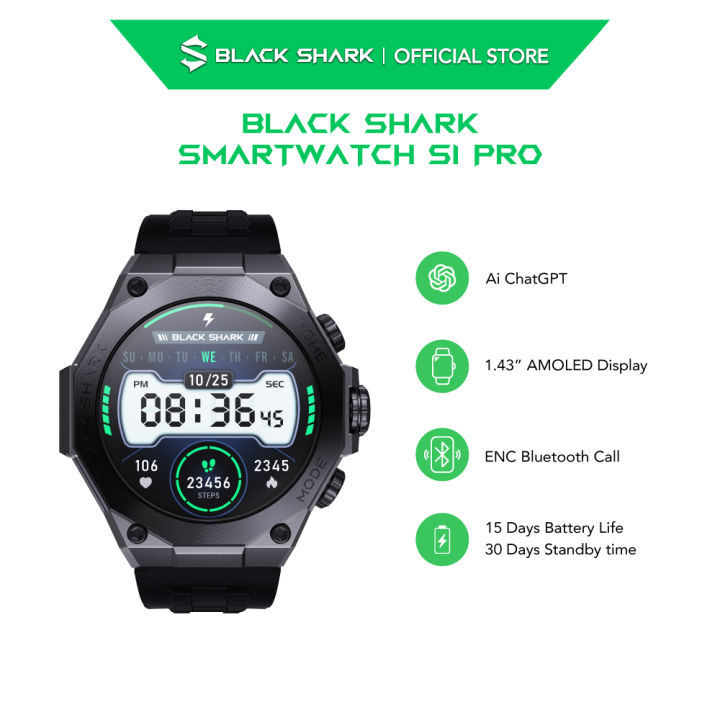 Black Shark Smartwatch S1 Pro | 15 Days Battery Life | Bluetooth ...