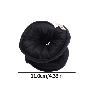 Elastic Sponge Cotton Filled Hair Bands / Premium Satin Sleep Hair Scrunchies / Soft Ponytail Holder Headwear / Casual Fashion Hair Accessories for Women Daily Use