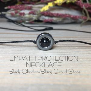 Protection Black Necklace for Men and Women Adjustable Drawstring Necklace 1pc
