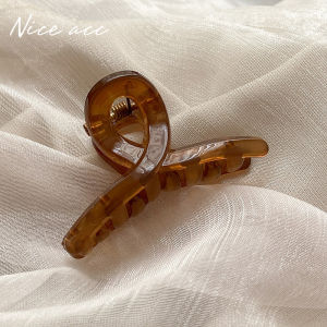 2PCS 4.5cm Acetate Hair Clip Women Geometric Hair Claw Clamps Mini Size Hairpins Barrette for Girls Claw Clip Crab Hair Accessories