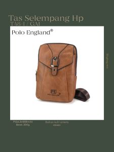 TAS SELEMPANG HP TAS SLINGBAG BAHAN KULIT TAS PRIA TAS KECIL T48-1