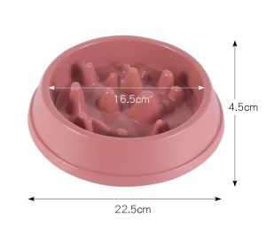 ชามอาหารสัตว์เลี้ยง ชามอาหารฝึกให้ทานช้าลง สุนัข หมา แมว ชามช่วยลดการสำลัก ชามกันมูมมาม สุนัขและแมว สุนัขและแมวชามช่วยล