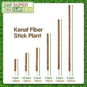 Kenaf Stick Kenaf Pole Batang Sabut Kelapa for Climbing Plant High Quality Coco/Kenaf Stick Climbing Pole Plants 植物攀藤柱