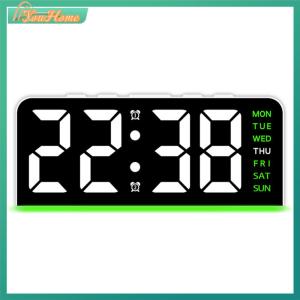 【Fast Delivery】นาฬิกาปลุก LED จอใหญ่สำหรับตกแต่งบ้านและโต๊ะทำงาน หน้าจอแสดงผลชัดเจน ตัวเลขสว่างสดใสใช้งานสะดวก【After Sales Guarantee】