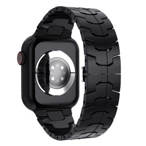 Stainless Steel Strap compatible with Apple Watch Bands 41mm 42mm 44mm 45mm 40mm 38mm compatible with Apple Watch Series 7 6 SE 5 4 3 2 1 Metal Ironman strap Watchband Bracelet Band