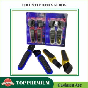 Footstep Pijakan Kaki Aerox Lexi NMAX Old dan NMAX New 2020 2021 2022 Aluminium CNC