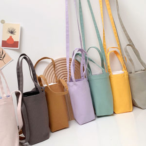 Tumbler Bag Cup Holder Bag Mug Holder Drink Carrier Bag Beverage Bag Water Bottle Bag Sport Water Bottle Cover Canvas Cup Pouch