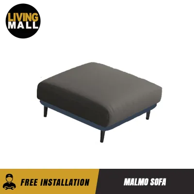 Living Mall Malmo Minimalist Series Fabric/Faux Leather Sofa 1/2/3/4 and Stool Seaters in 6 Colors