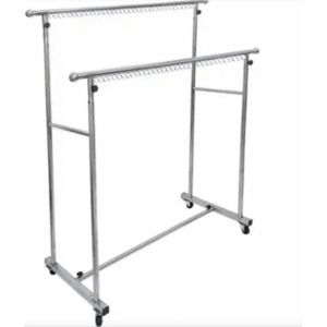 Sào Đôi phơi quần áo inox - có khuyên không bánh xe.