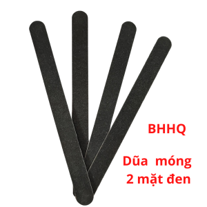Combo 10 cây dũa móng taymóng chân 2 mặt màu đen