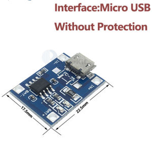 10 chiếc Type-c / Micro / Mini USB 5V 1A 18650 TP4056 Mô-đun sạc pin Lithium Bảng sạc có bảo vệ Chức năng kép 1A Li-ion