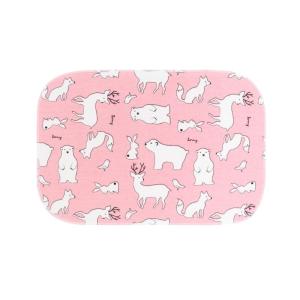 Gentle Baby Burp Cloth Comfortable Cotton Drooling Towel Print/Solid Color Multipurpose Nursing Essential