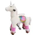 3-6 Years Kids Rocking and Walking Horse Pony Cycle Mechanical Cycle Walking Action Plush Animal Riding Horse. 