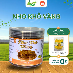 Nho khô vàng nho khô sấy hũ 250g Lan Anh Food ăn vặt healthy thực phẩm sạch đảm bảo VSATTP