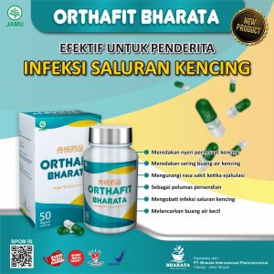 Orthafit Bharata Original - Obat ISK Infeksi Saluran Kemih Kencing Obat Batu Ginjal Nyeri Ampuh