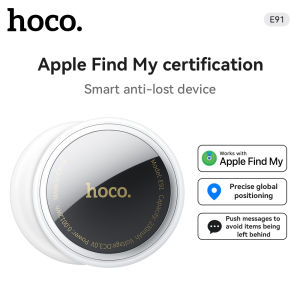 HOCO E91 100% Original Intelligent Apple Positioning Anti-lost Device Remote Precise Positioning One Click Call to Find GPS Positioning Tracker Lost Reminder Anti-Lost Locator with Silicone Case
