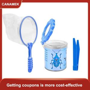 【CANAMEK 】 3Pcs Outdoor Exploration Childrens Insect Observation Box Tadpole Insect Collection Box Clip Catching Butterfly Feeding Box
