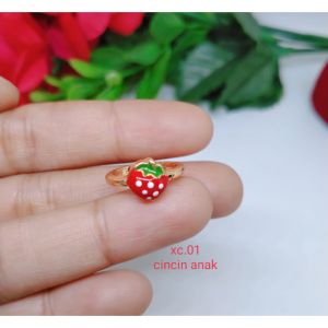 Cincin Anak Perhiasan Titanium Tembaga Rodium Xuping Perhiasan Lapis Emas 18 24 Karat G23-CA1
