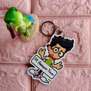 GANTUNGAN KUNCI COWOK PART 1 / GANCI MOTIF COWOK Costum Nama