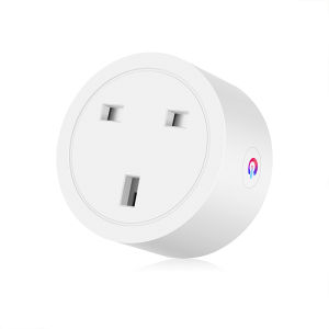 British standard graffiti wifi Smart Plug / Timer plug Smart life Smart Plug Socket Power Switch mobile phone remote timing switch voice control 16A/20A British smart plug Home Automation Amazon Alexa