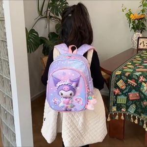 Kuromi Kawaii Kindergarten Schoolbag Girls Light Girls Backpack Girl Cute Kids Breathable Schoolbag
