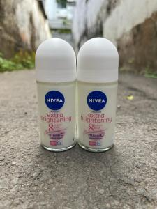 LEBIH HEMAT 2 PC NIVEA DEODORANT EXTRA WHITENING 50ML / DEODORANT NIVEA / NIVEA DEO /NIVEA ROLL ON EXTRA WHITENING / NIVEA DEO ROLL ON EXTRA WHITENING