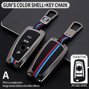 Vỏ Bọc Chìa Khóa Thông Minh Bằng Hợp Kim Cho BMW 3 4 5 Series 320i 530i 550i F20 F21 F30 F31 F25 F01 F02