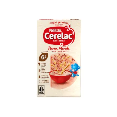 Cerelac Nestle Bubur Sereal Bayi 120 gram Kacang Hijau / Beras Merah